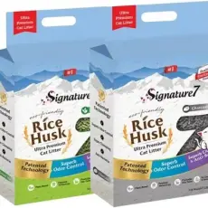 rice husk cat litter